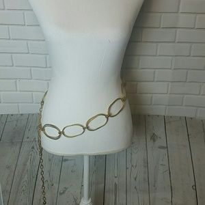 Vintage Boho Gold tone Chain belt